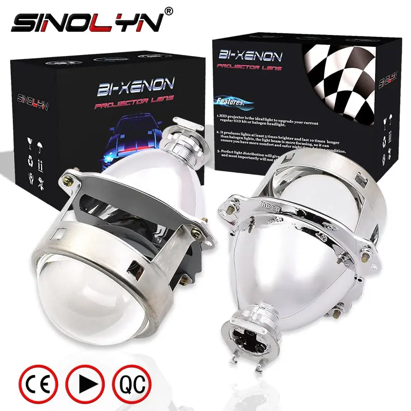 3.0 Bi-Lens For H7 H4 Place,  H1 Bulbs 1