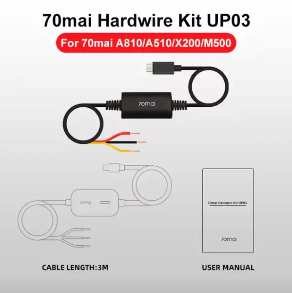 70Mai 4G Hardwire Kit Up03 1