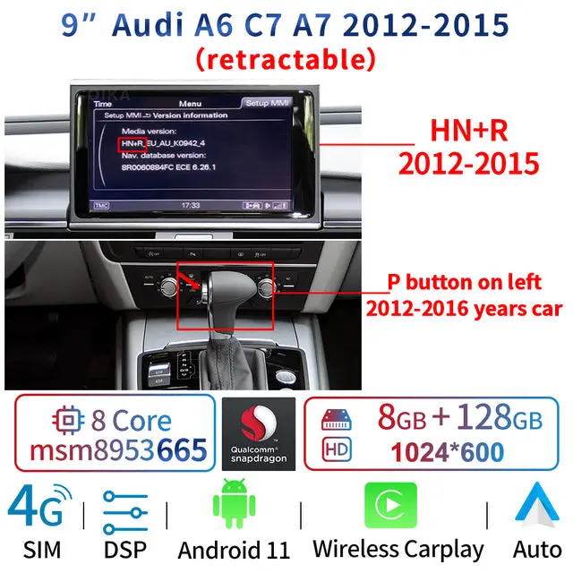 A6, A7 2011-2018 8