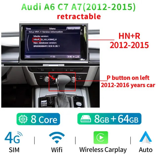 A6, A7 2011-2018 8