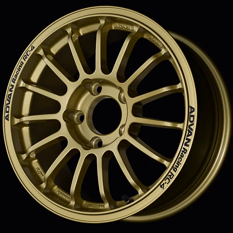 Advan Rc-4 15X7.0 / +35 Offset / 5X100 / 63Mm Bore / Rally Gold 1