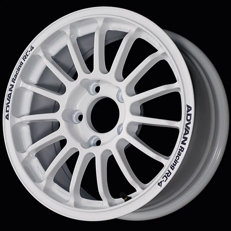 Advan Rc-4 15X7.0 / +35 Offset / 5X100 / 63Mm Bore / Rally White 1