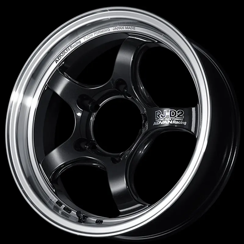 Advan Rg-D2 17X8.0 / +37 Offset / 5X114.3 / 73Mm Bore / Machining And Black Gunmetallic 1