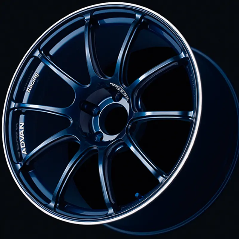 Advan Rzii 18X8.0 / +48 Offset / 5X100 / 63Mm Bore / Racing Indigo Blue And Ring 1