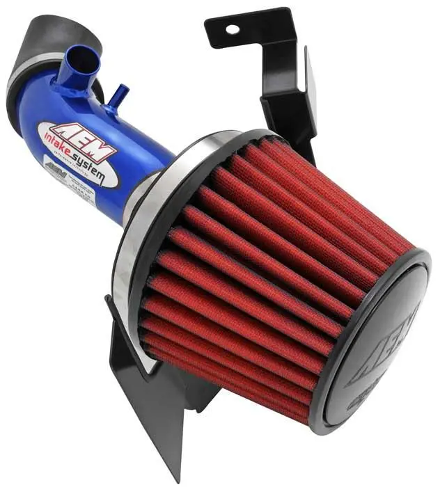Aem 03-04 Evo 8 Blue Short Ram Intake 1