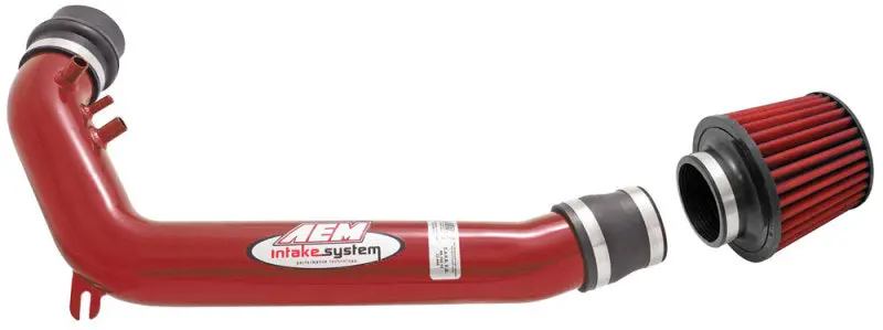 Aem 92-94 Nissan 240Sx Red Short Ram Intake 2