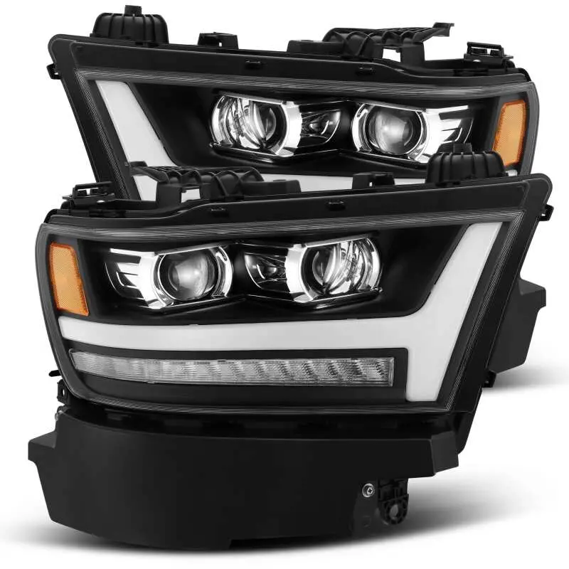 Alpharex 19-20 Ram 1500Hd Pro-Series Proj Headlight Plnk Style Blk W/Activ Light/Seq Signal/Plnk Drl 2