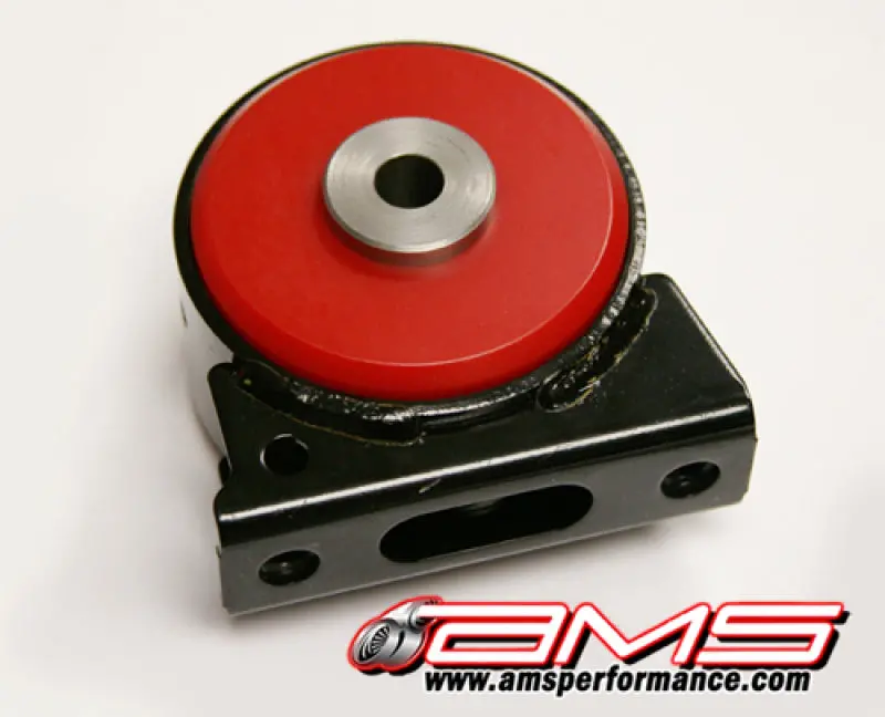 Ams Performance 08-15 Mitsubishi Evo X / Ralliart Front Lower Motor Mount Insert - Red/Race 1