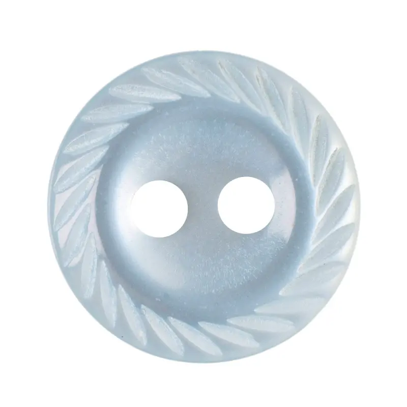 Baby Blue Decorative Edge Blouse Buttons 1