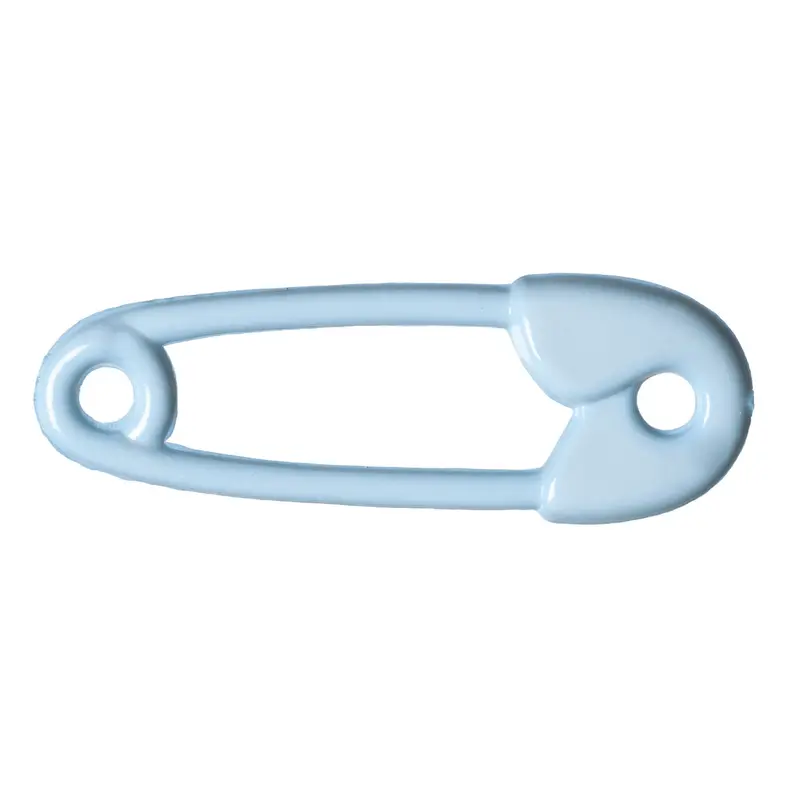 Baby Blue Novelty Safety Pin Buttons 1