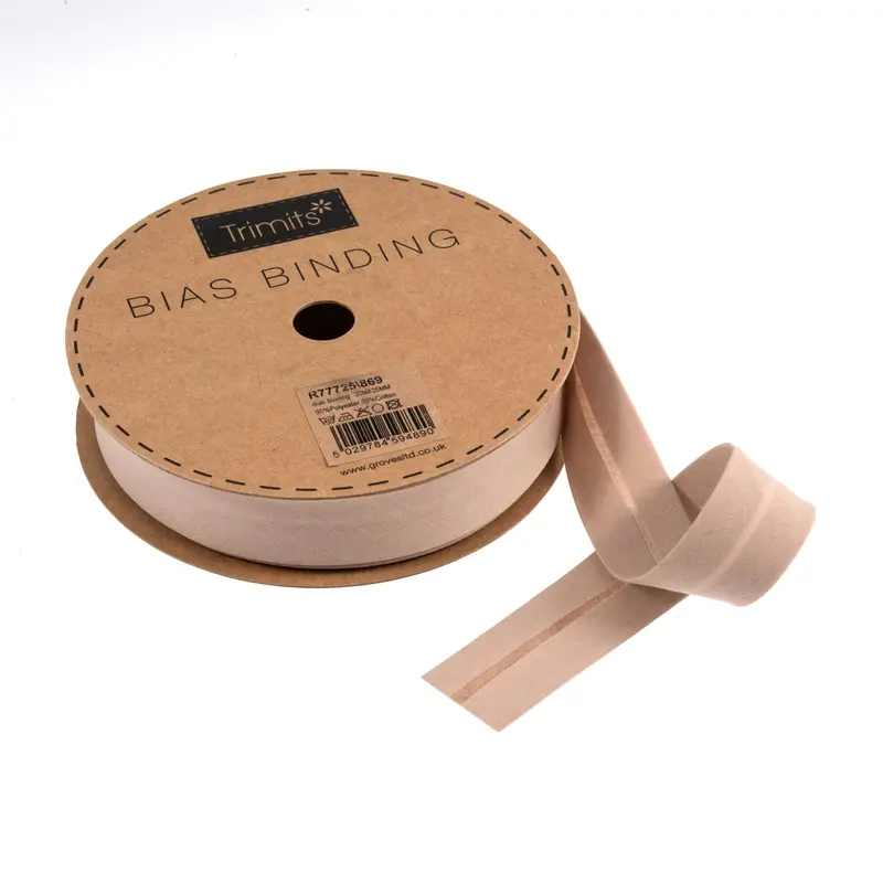 Beige Bias Binding | 25Mm Width 1