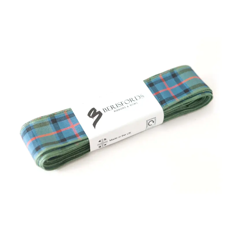 Berisfords 5M Pack Flower Of Scotland Tartan Ribbon 1
