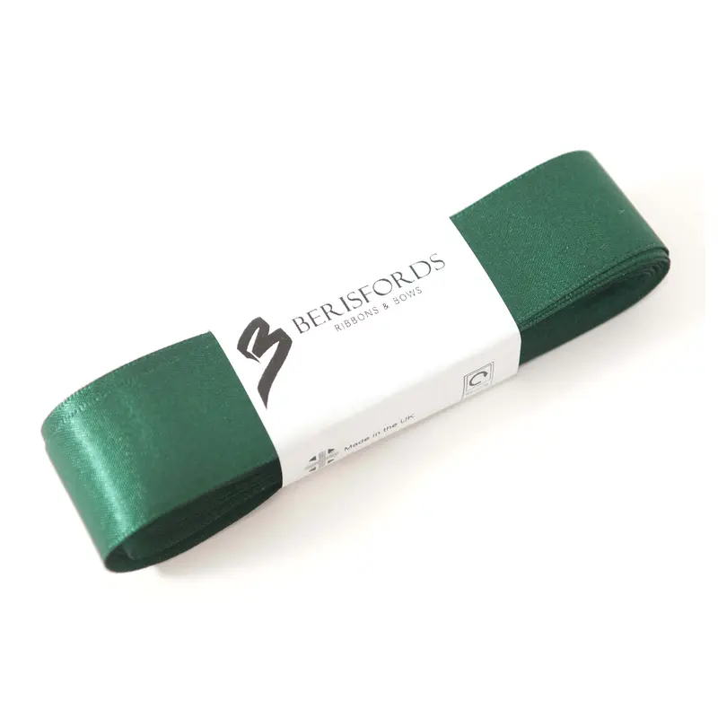 Berisfords 5M Pack Forest Green Ribbon 1