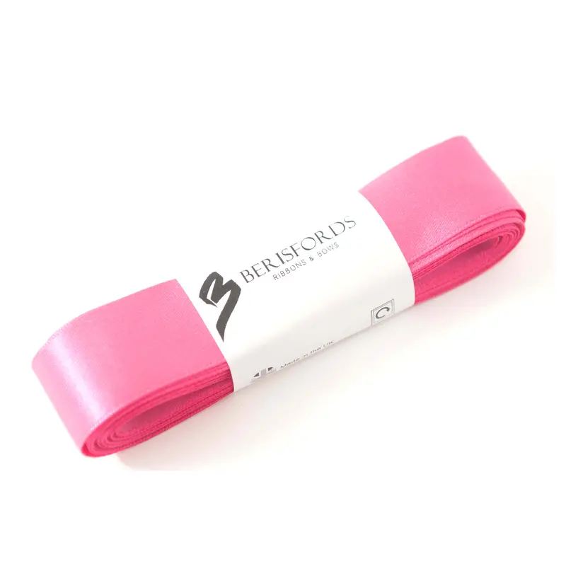 Berisfords 5M Pack Shocking Pink Ribbon 1