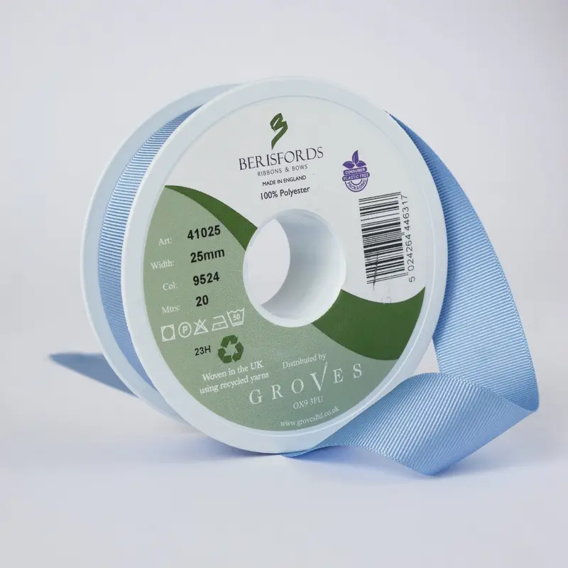 Berisfords Grosgrain Ribbon - Cornflower 1