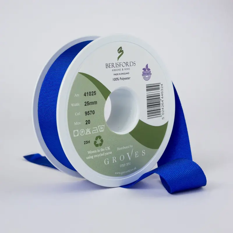 Berisfords Grosgrain Ribbon - Royal Blue 1