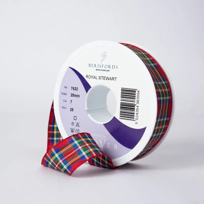 Berisfords Macgregor Tartan Ribbon 1