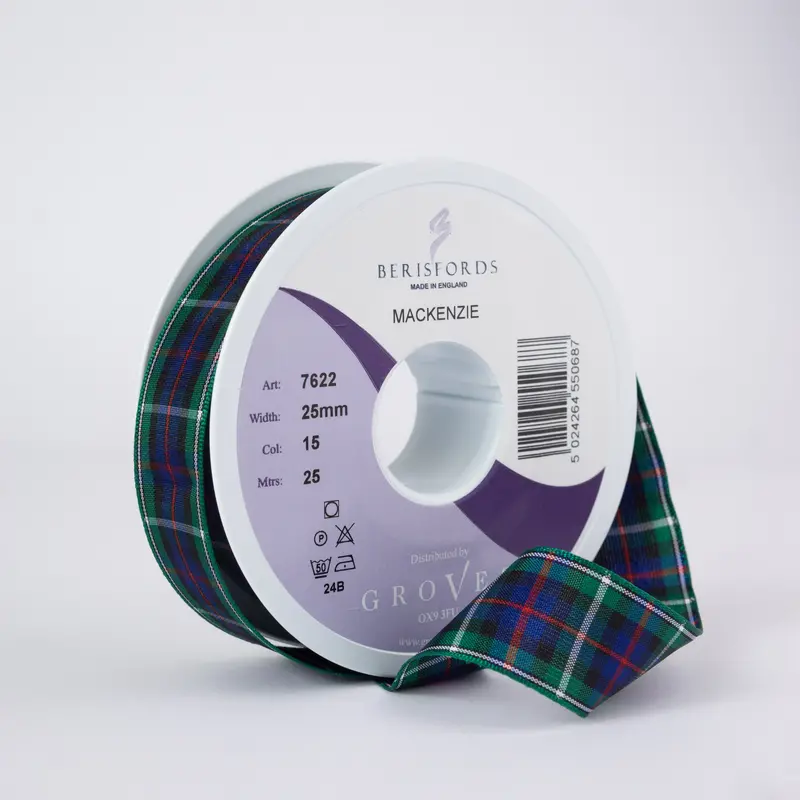 Berisfords Mackenzietartan Ribbon 1