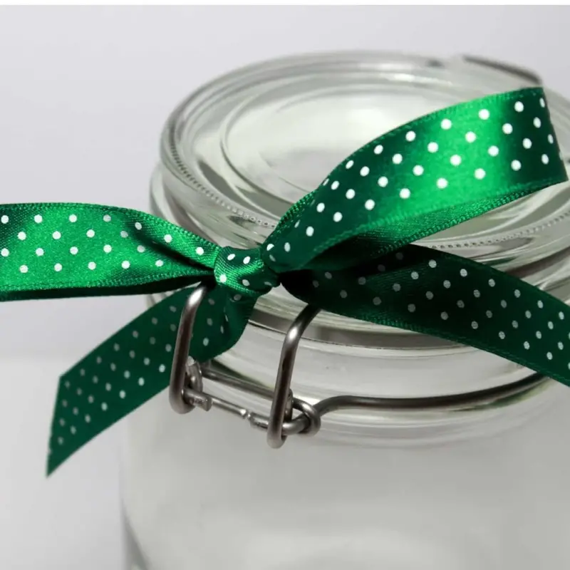 Berisfords Micro Dot Ribbon On 20M Rolls Hunter Green 2