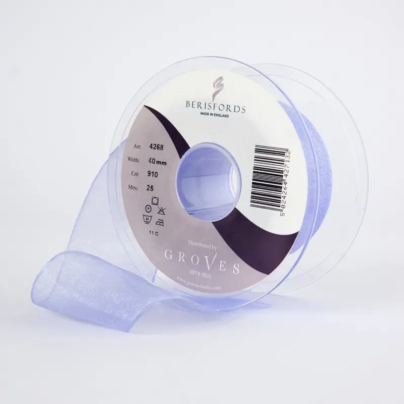 Berisfords Ribbon Super Sheer Orchid 1