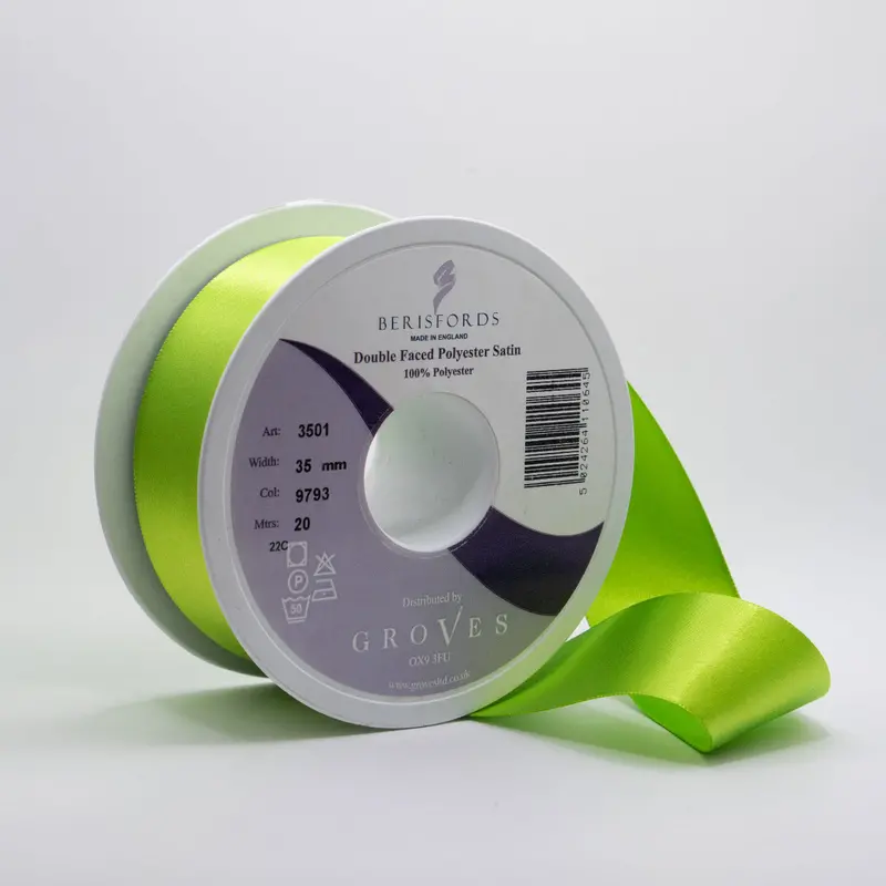 Berisfords Satin Ribbon, Apple 1