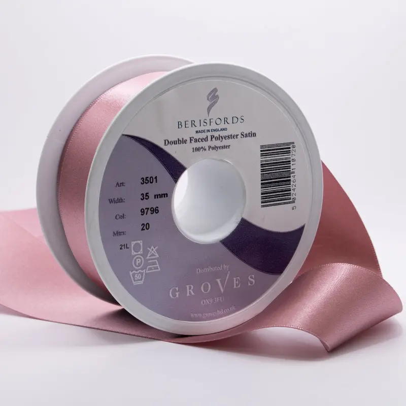 Berisfords Satin Ribbon, Colonial Rose 1