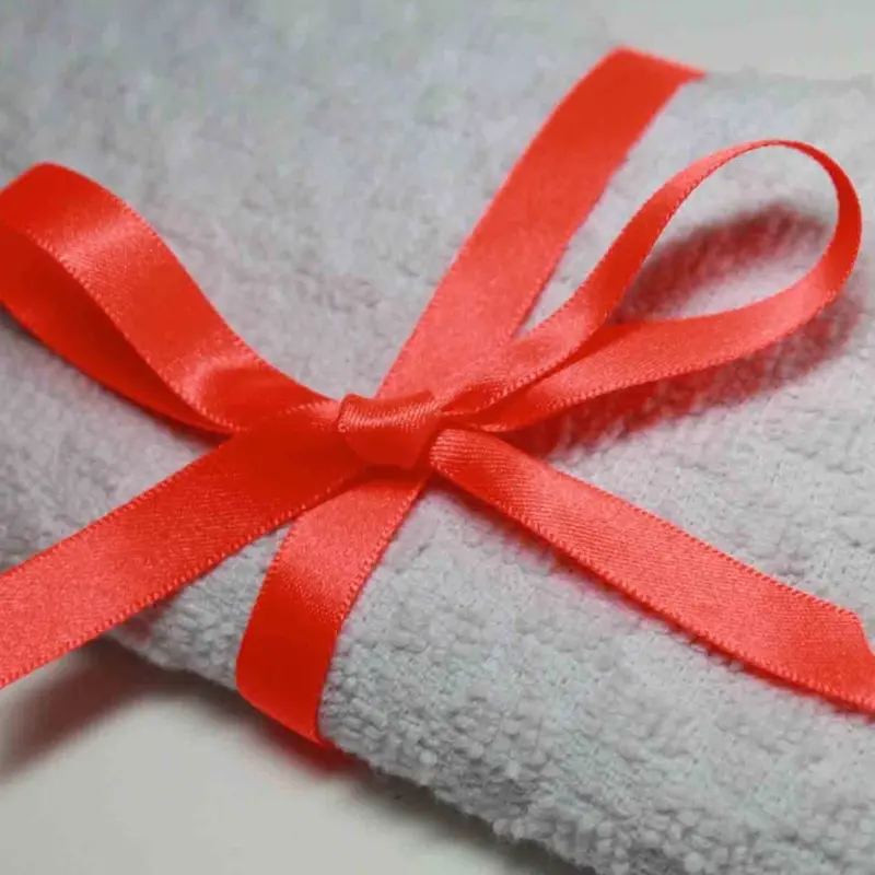 Berisfords Satin Ribbon, Fluorescent Orange 1