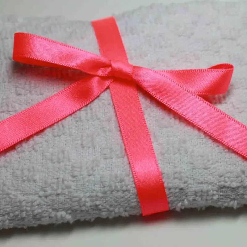 Berisfords Satin Ribbon, Fluorescent Pink 1