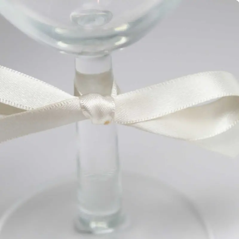 Berisfords Satin Ribbon, Pearl 1