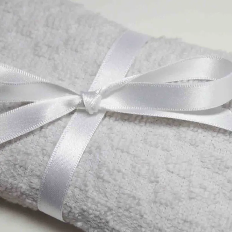 Berisfords Satin Ribbon, White 2