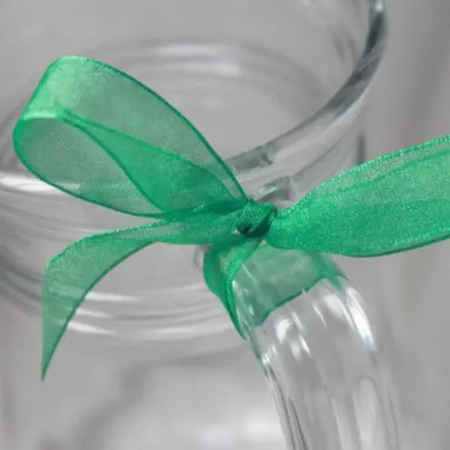 Berisfords Super Sheer Ribbon 25M - Emerald 1