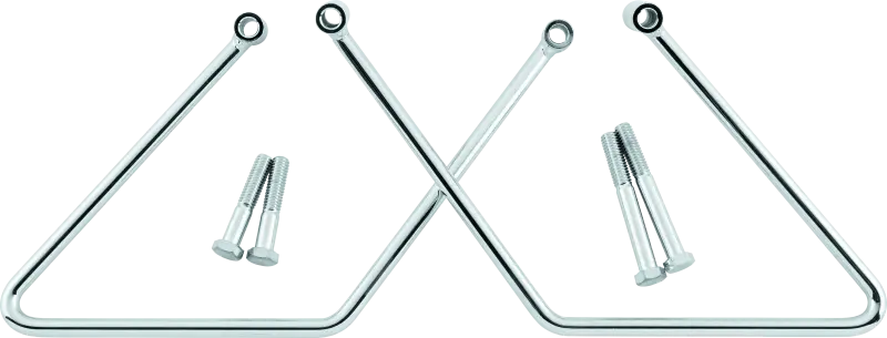 Bikers Choice 00-05 Fxst 00-17 Flst Chrome Saddlebag Supports Pr 1