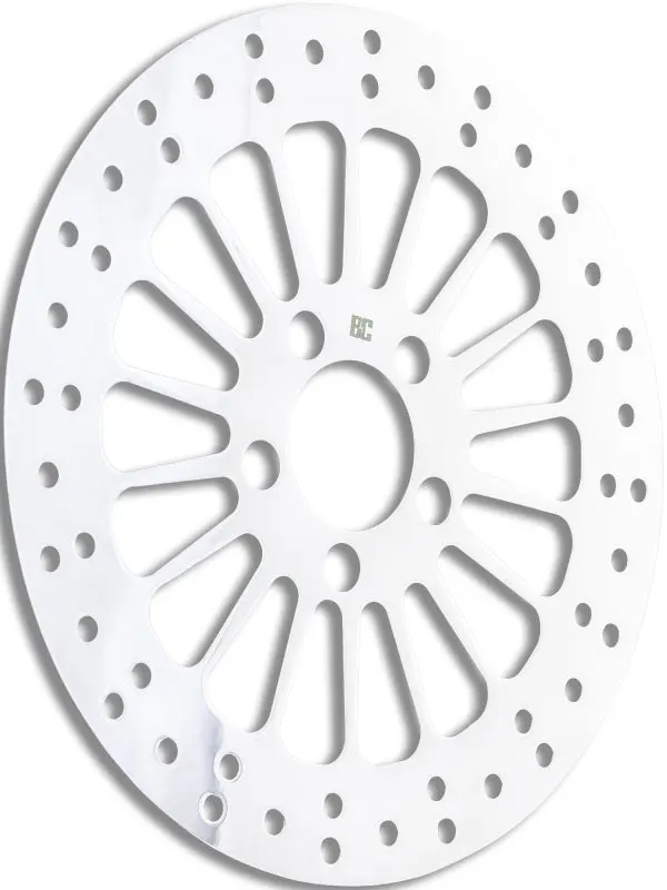 Bikers Choice 00-17 Big Twin Low And Slow 11.5 Inch Front Brake Rotor Polished 2