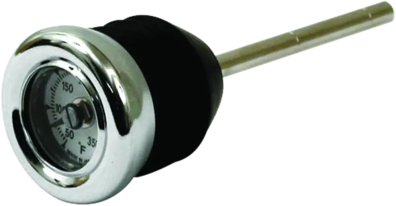Bikers Choice 00-17 Softails Chrome Oil Tank Temperature Gauge Replaces 62845-00 2 7/8 Long 1