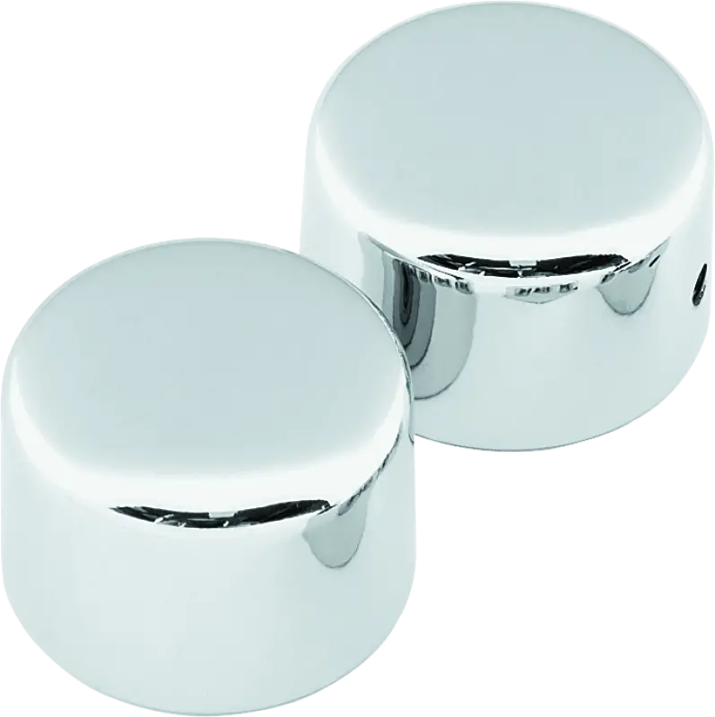 Bikers Choice 08-Up Big Twin Black Axle Cap Set Front 1