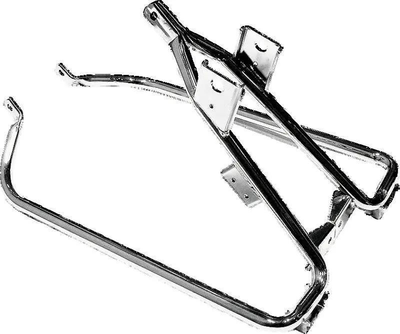 Bikers Choice 09-13 Flh Flt Chrome Saddlebag Support Bracket 1