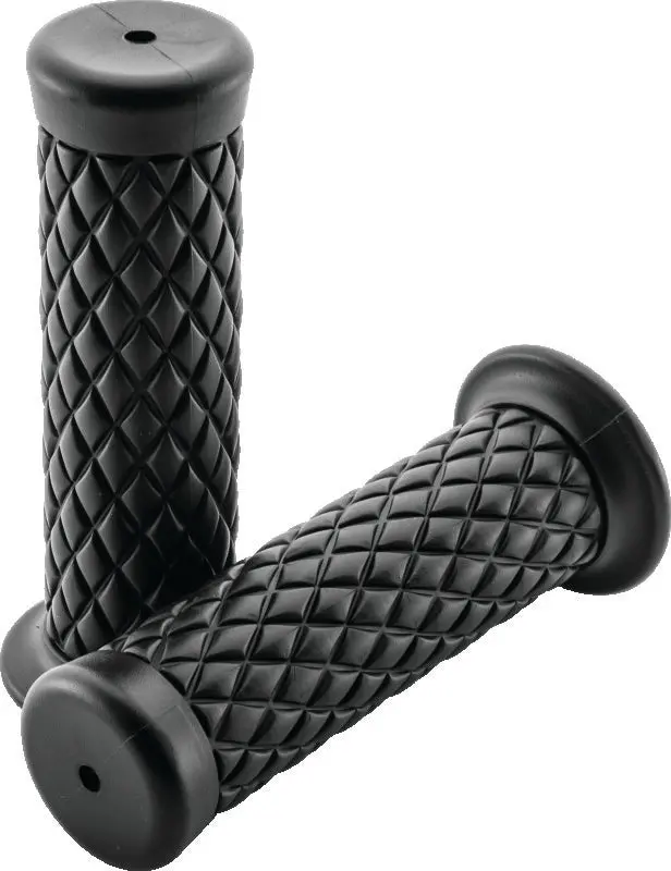 Bikers Choice 1 Inch Black Quilted Grip 1