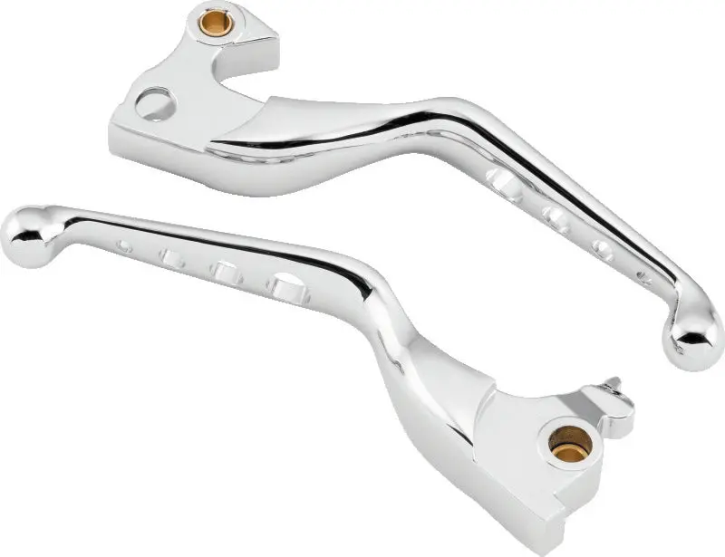 Bikers Choice 14-22 Xl Chrome O Series 4 Hole Lever Set 1