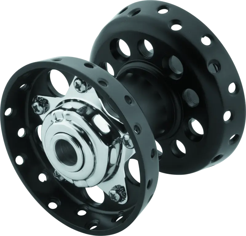 Bikers Choice 36-66 Big Twin Black Star Hub With Cone Style Bearing 1