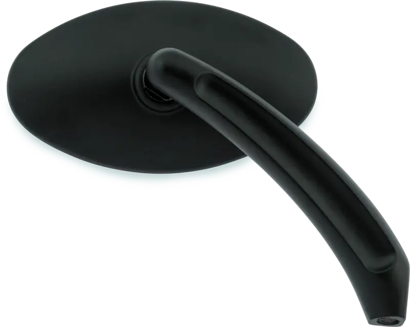 Bikers Choice 65-Up Black Oval Mirrors Custom Pair 1