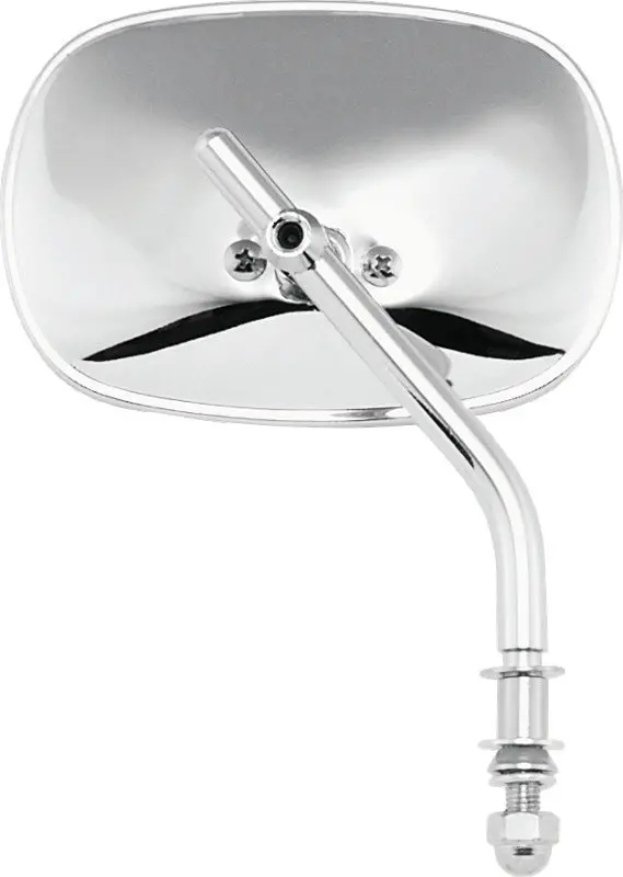 Bikers Choice 65-Up Chrome Stamped Steel Mirror Replaces H-D 91869-83T 1