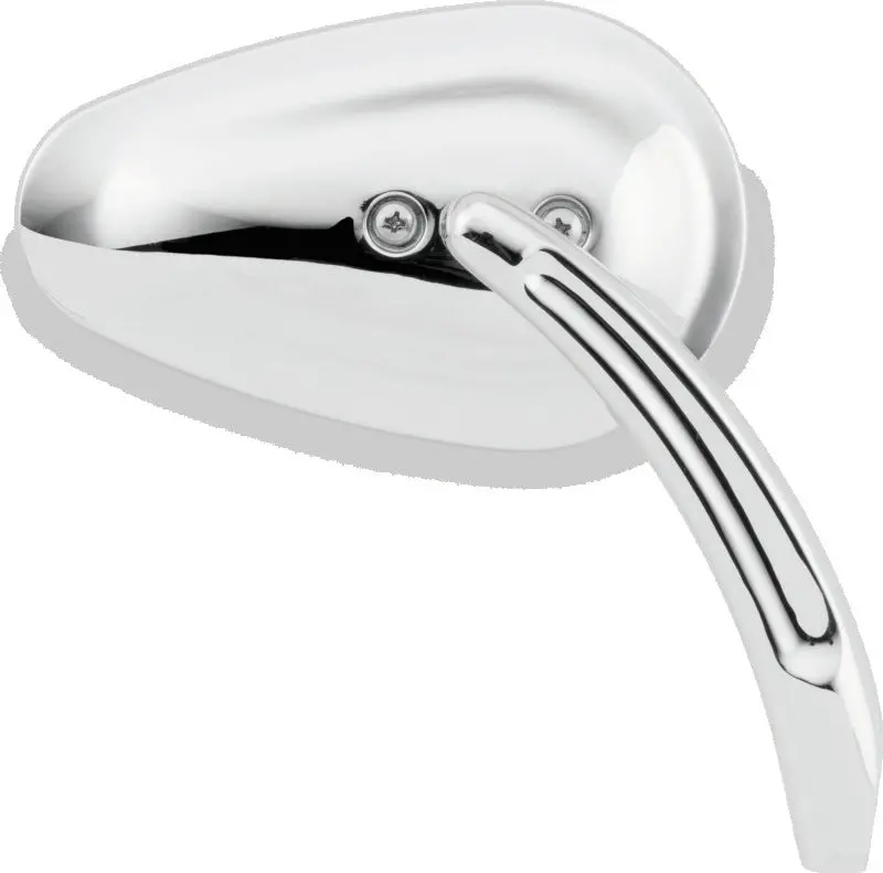 Bikers Choice 65-Up Chrome Tapered Mirrors Universal Custom Pair 1