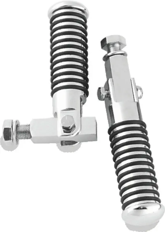 Bikers Choice 72-81 Fx/Xl 82-94 Fxr 84-00 Softail Chrome Block Mount O-Ring Footpeg Kt 1/2-20 Thread 1