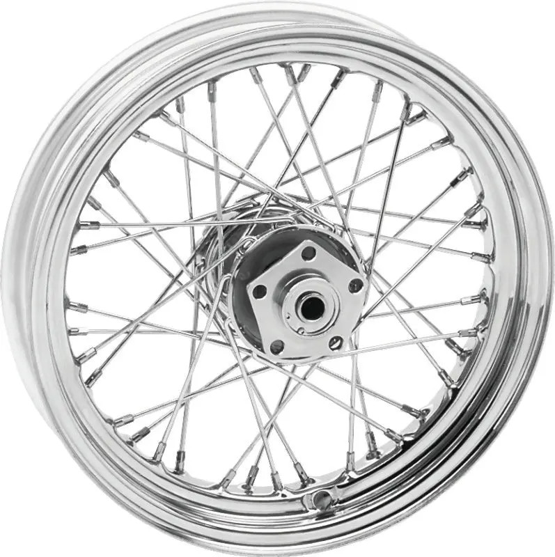 Bikers Choice 73-83 Fl Fx (Fx Rear Only) Chrome 16 Inch Dual Flange Wheel Replaces H-D 40968-73 1