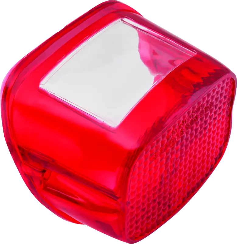 Bikers Choice 73-98 Big Twin And Sportster Replacement Taillight Lens Red Replaces H-D 68034-77 1
