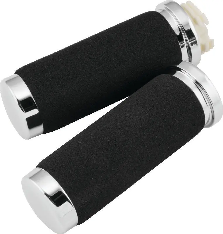 Bikers Choice 81-17 Big Twin 81-22 Xl With Dual Cable Black Cushion Grips With Sleeve Pr 1