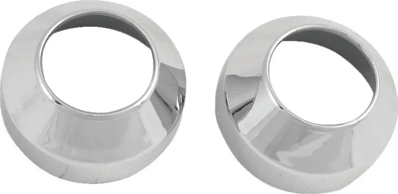 Bikers Choice 84-17 41Mm Wide Glide Chrome Fork Boot Covers Pr 1