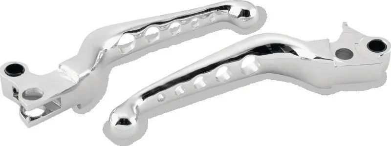 Bikers Choice 96-16 Big Twin W/ Cable Clutch 96-03 Xl O-Series 5 Holed Lever Set Chrome 1