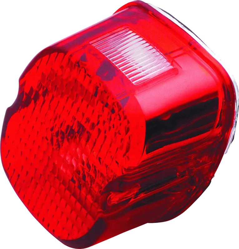 Bikers Choice 99-03 Big Twin & Xl Red Laydown Taillight With Top License Light 1