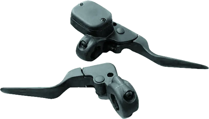 Bikers Choice Black 9/16 Bore Custom Handlebar Control Kit 1 Inch Bar Cable Clutch No Switches 1